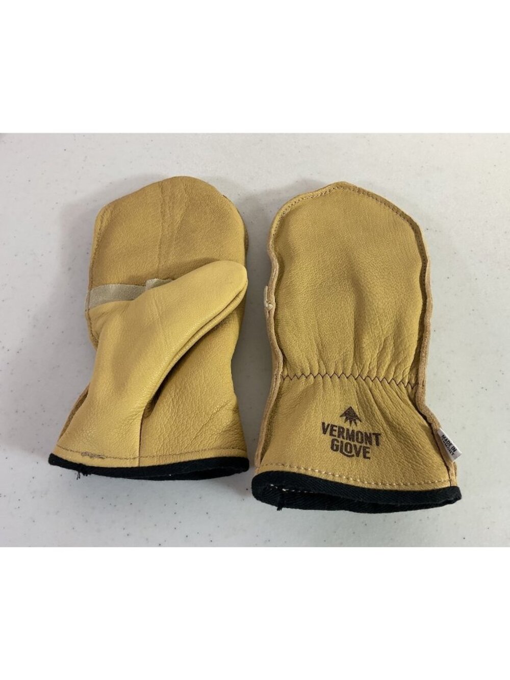 Vermont Leather Mittens Warm Insulated Made USA Womens Small New